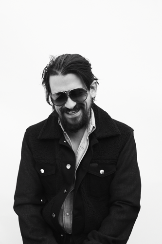 Shooter Jennings b&w