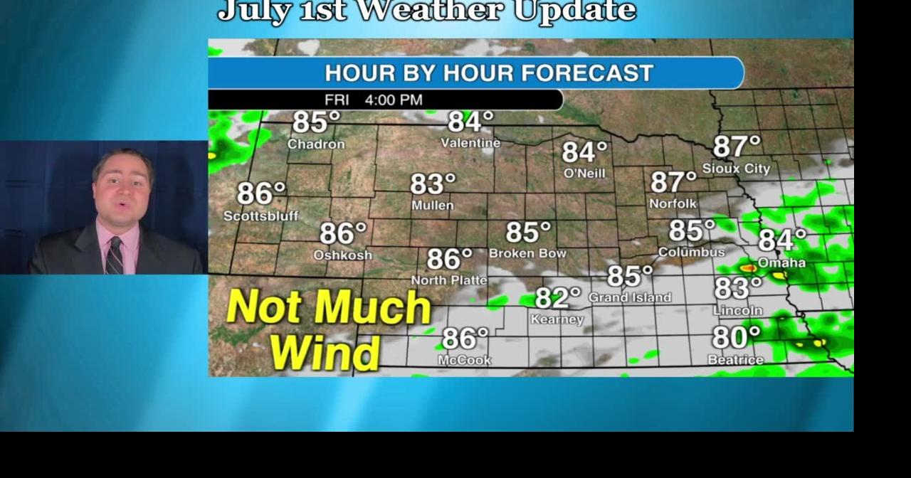 Friday, July 1 weather update for Nebraska