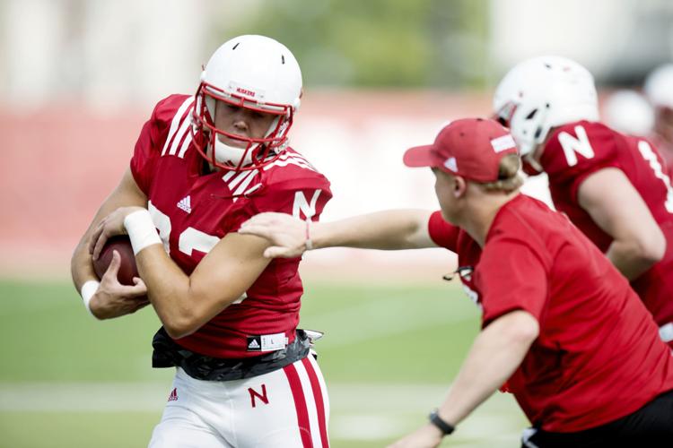 Nebraska football practice, 8.23.16