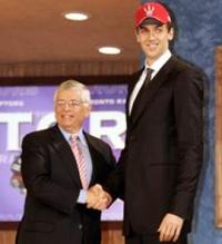 Andrea Bargnani David Stern Sports Journalstar Com