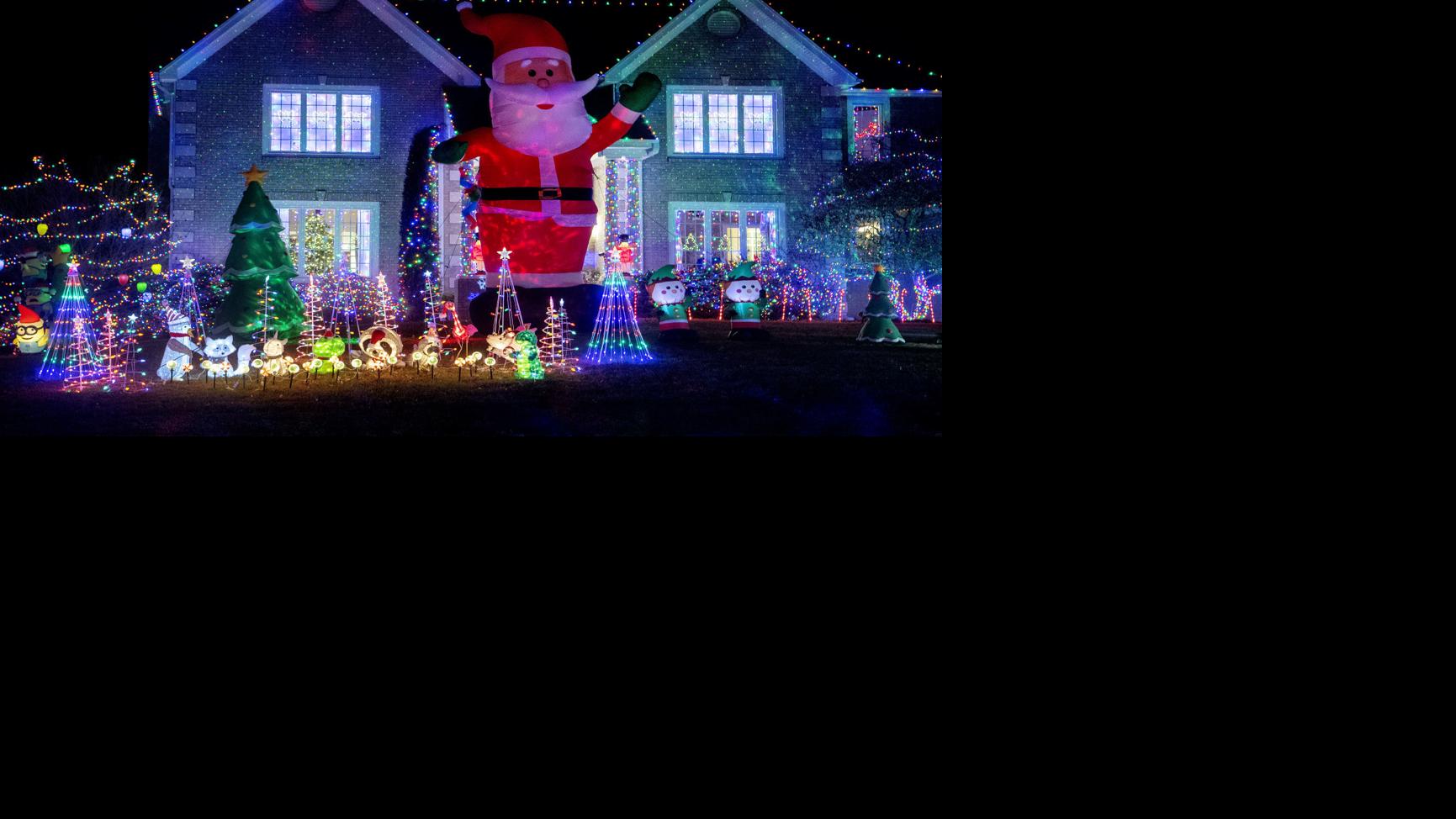 Check Out These Holiday Lights Displays In Lincoln Home Garden