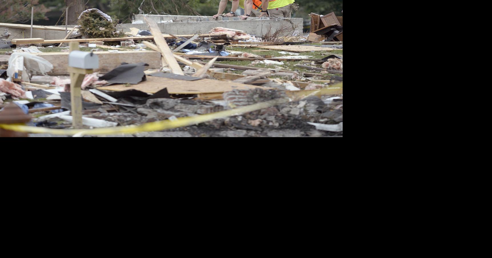 House explosion scene in hands of insurance company; investigation ...