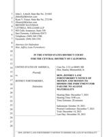 Fortenberry's motion to dismiss