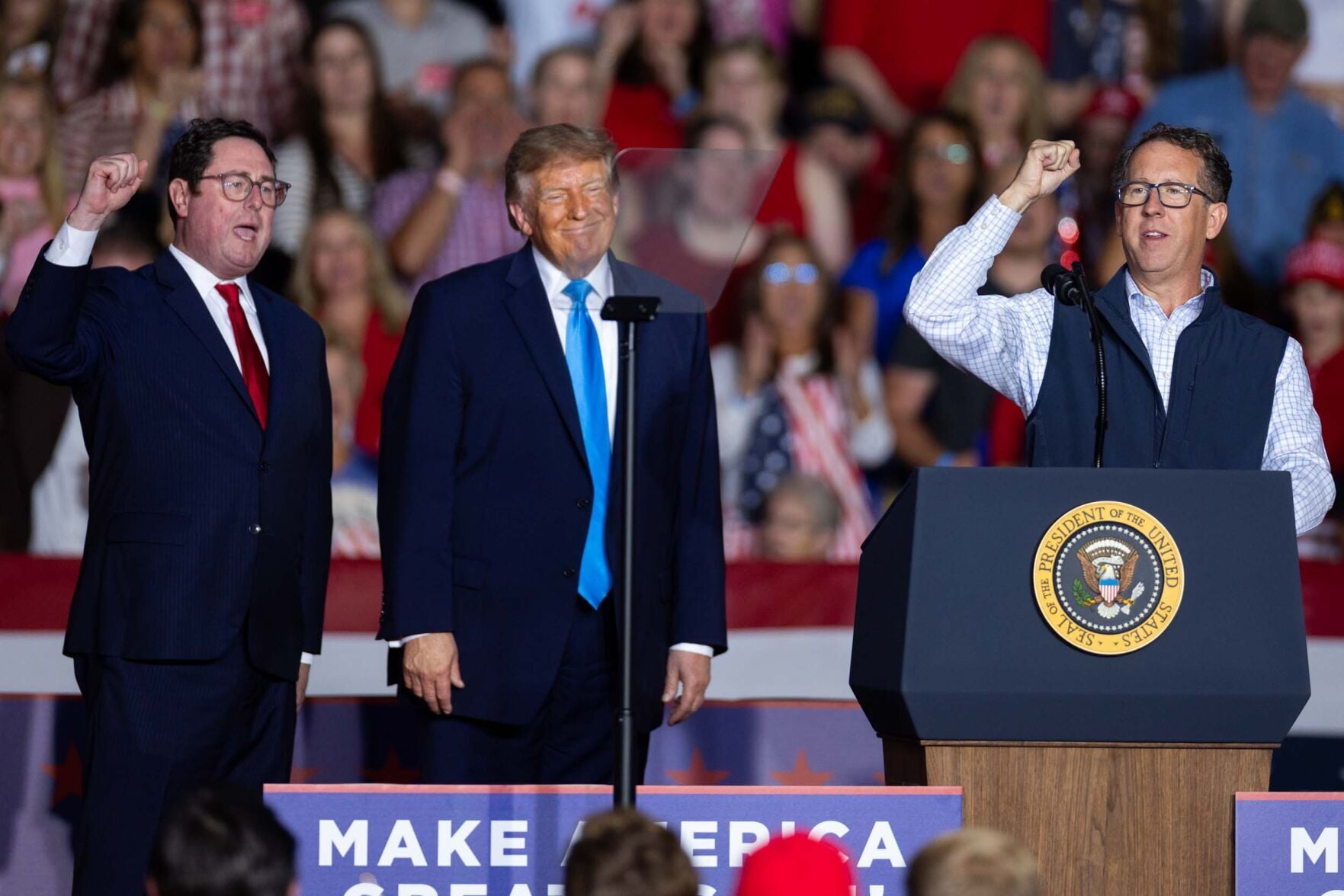 Trump Rally Nebraska Trump rallies Nebraska Republicans before midterms