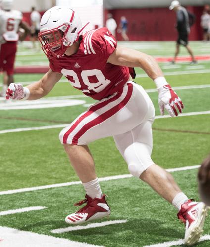 NU football practice, 8.7