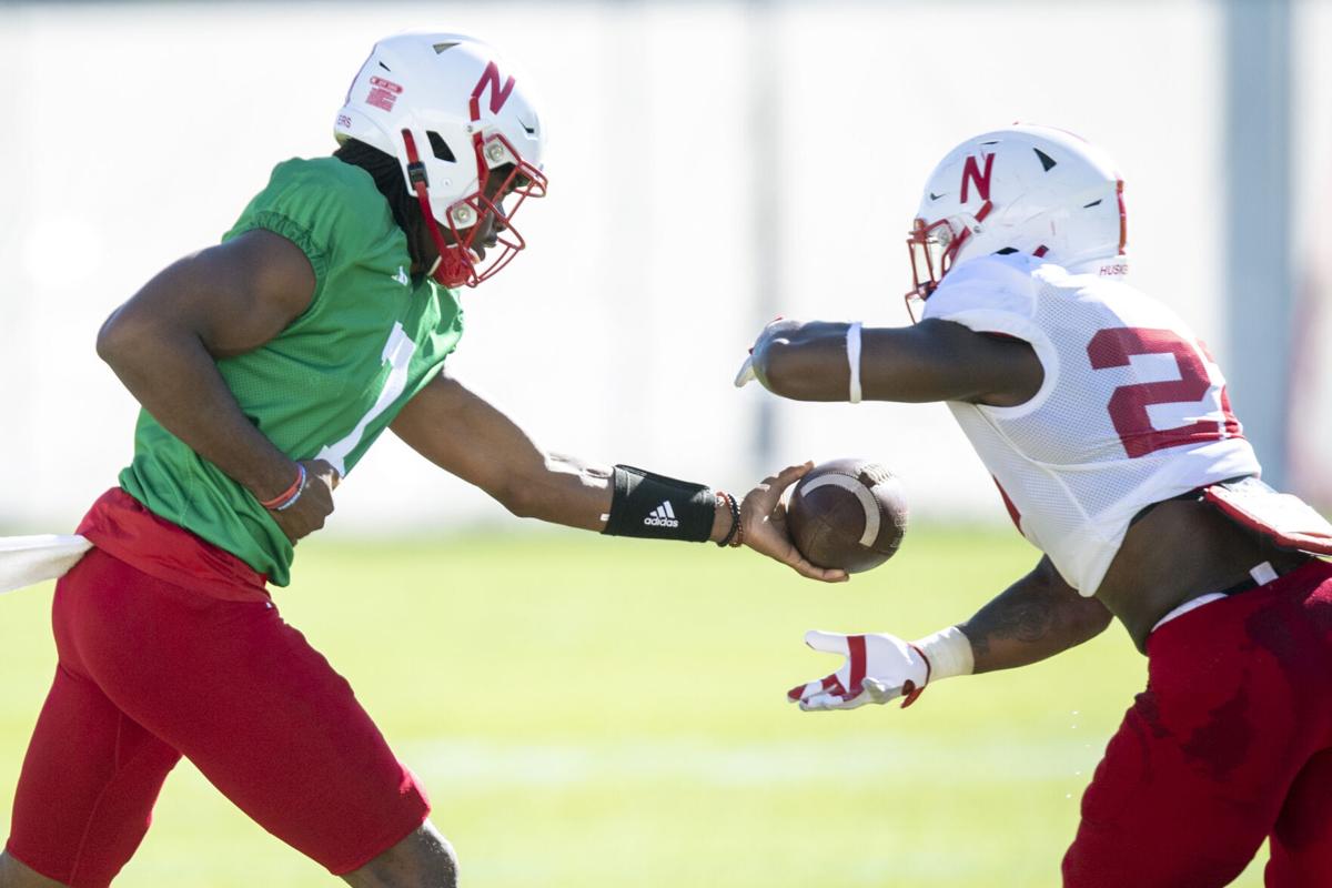 NU football practice, 8.15