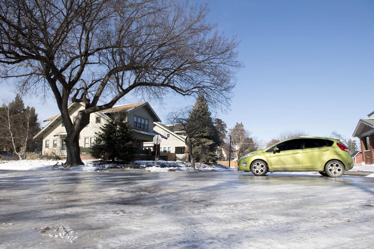 Icy streets