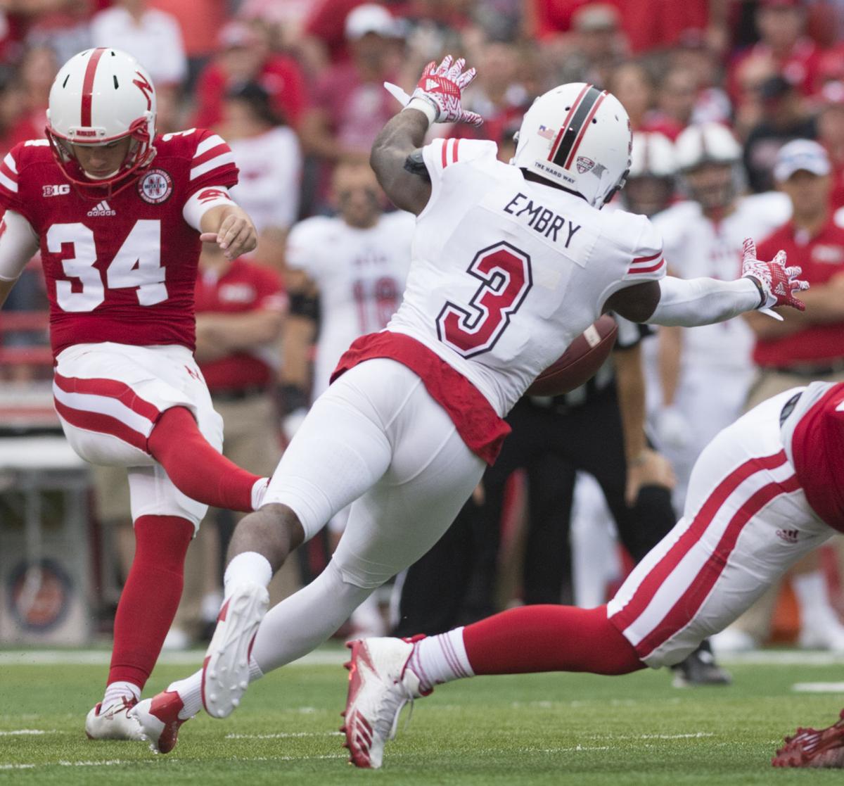 Northern Illinois vs. Nebraska, 9/16/17