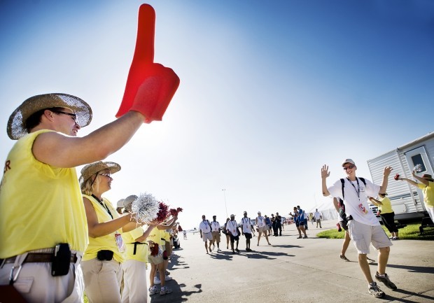 Special Olympics airlift
