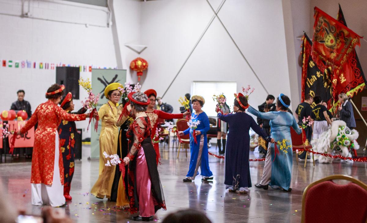 Lunar New Year dancers