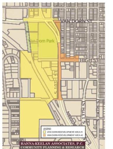 Van Dorn redevelopment areas