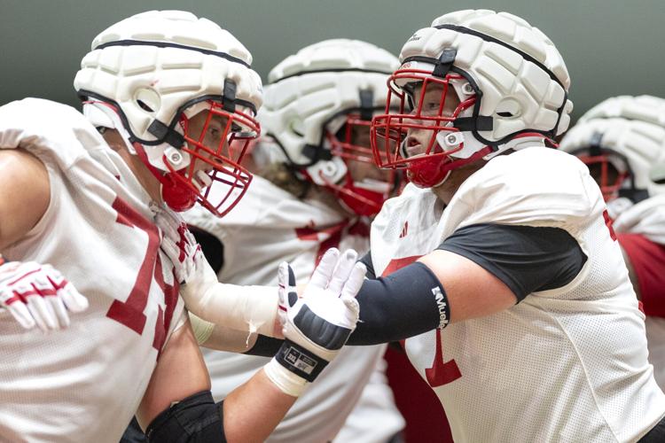 NU football practice, 8.9