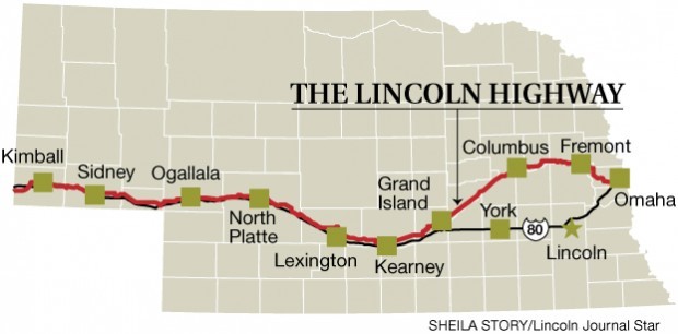 Lincoln Highway was more than a road for posting Burma Shave signs