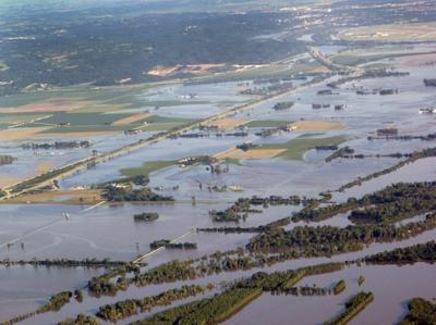 Flooding near Eppley Airfield