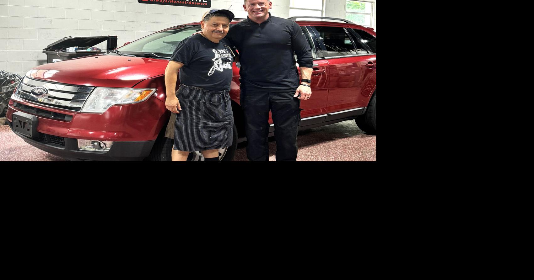 A1 Automotive owner gives car to Pepe’s Bistro owner
