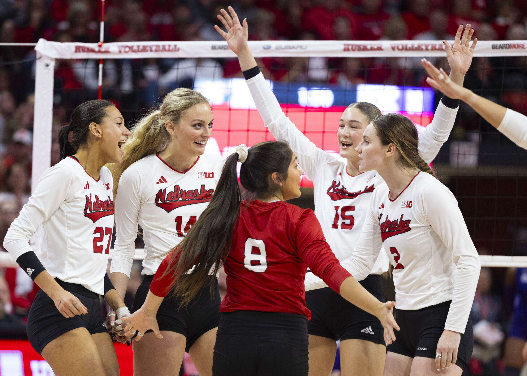 Nebraska volleyball s off the charts stat boosting offense