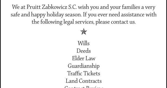 PRUITT LAW OFFICES S.C. / RETAIL - Ad from 2025-12-24