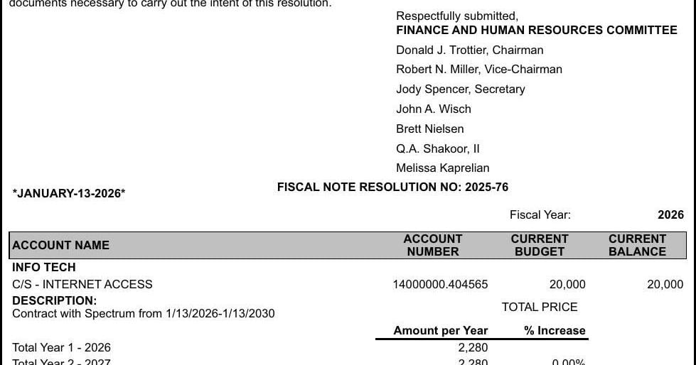 RACINE CO BOARD PROCEEDINGS - Ad from 2026-02-05