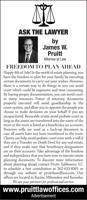 PRUITT LAW OFFICES S.C. / RETAIL - Ad from 2026-07-01