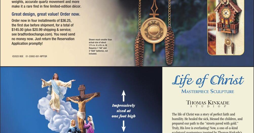 BRADFORD EXCHANGE - MIDWEST LISTS AND MEDIA - Ad from 2025-11-23