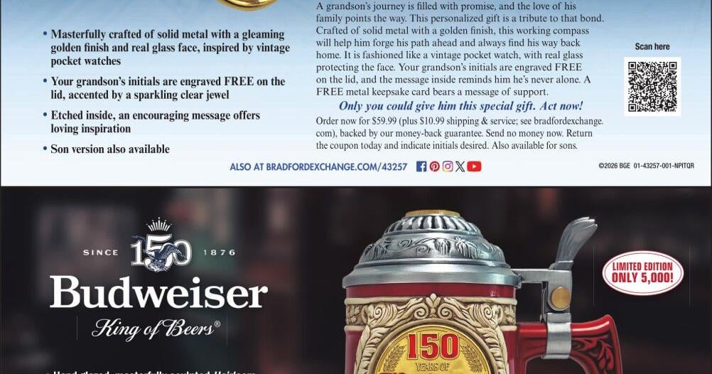 BRADFORD EXCHANGE - MIDWEST LISTS AND MEDIA - Ad from 2026-04-19