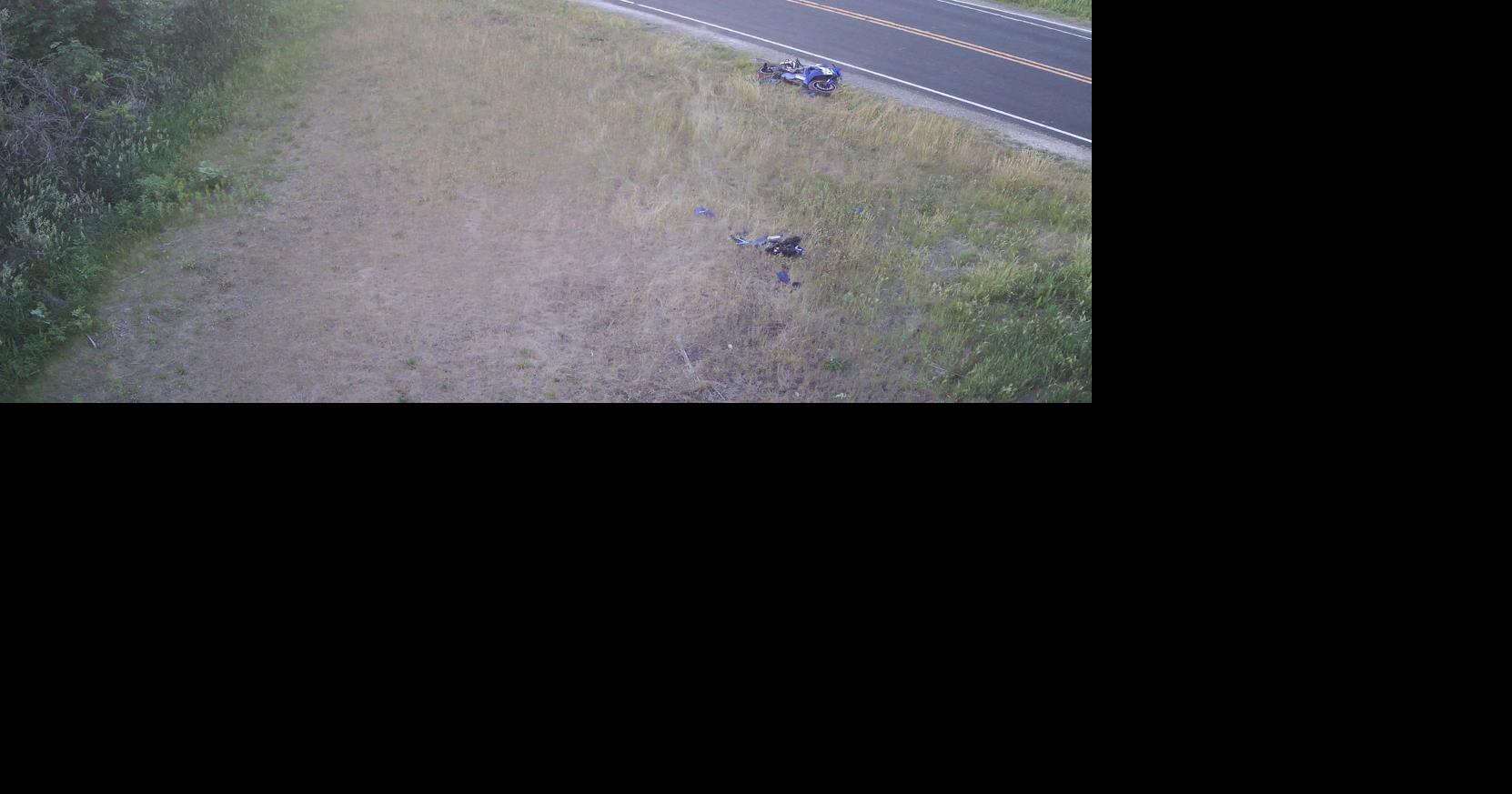 Motorcycle accident on Fish Hatchery Road