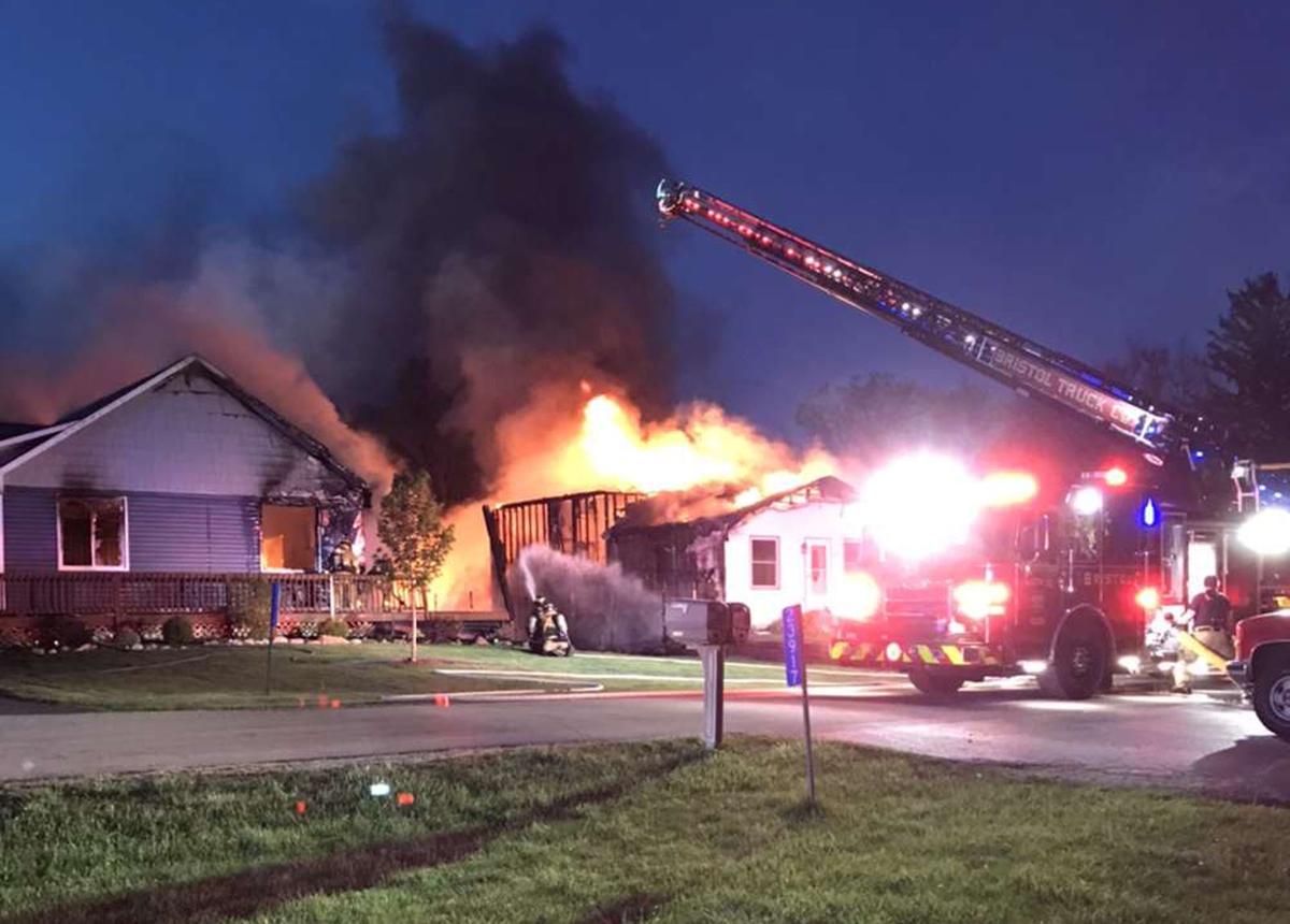 Trevor fire scene Sunday