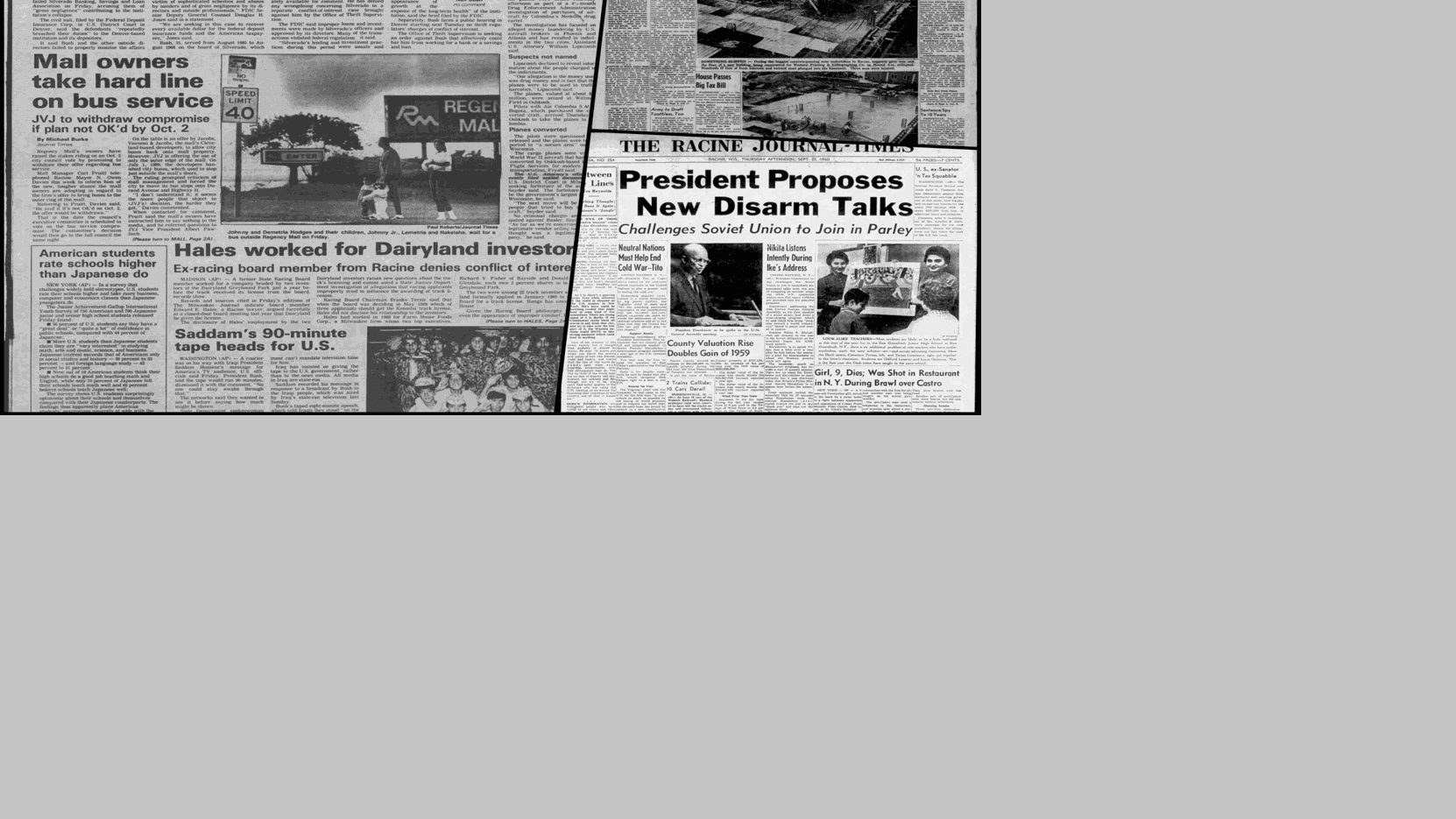 Sept 22 The Journal Times Pages From The Past Local News Journaltimes Com