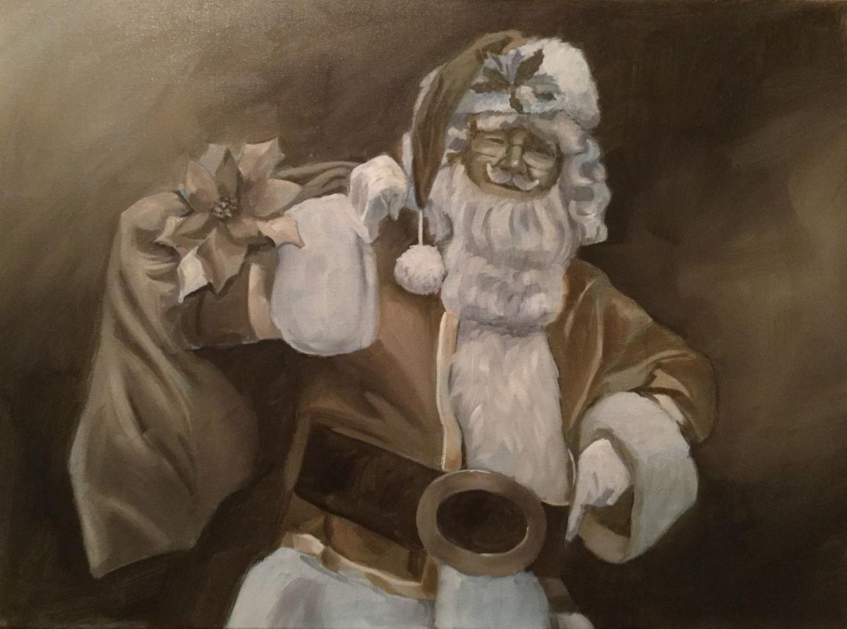 Racine Artist Commissioned To Paint Santa Claus S Portrait Local
