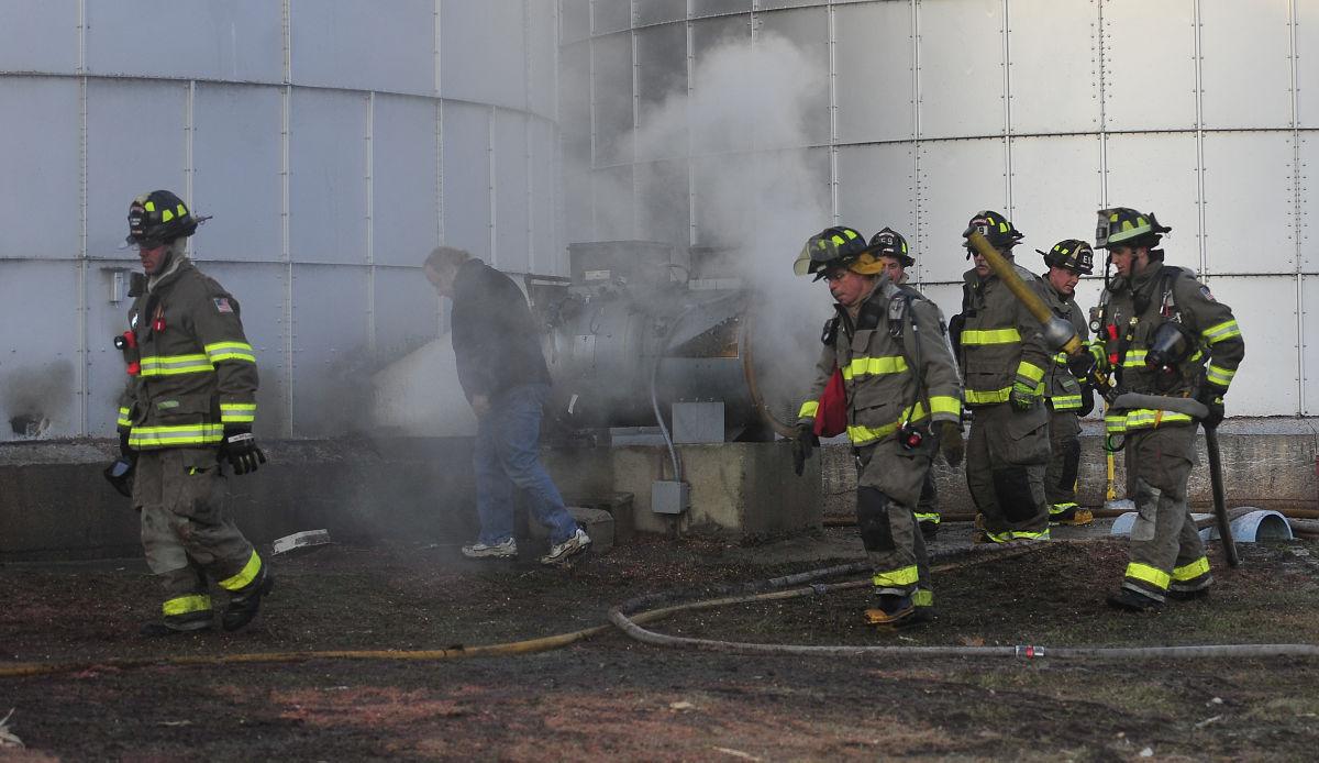 Grain bin corn flares up again