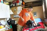 Veteran shares journey: From living homeless behind Walmart, to tiny home, to hope