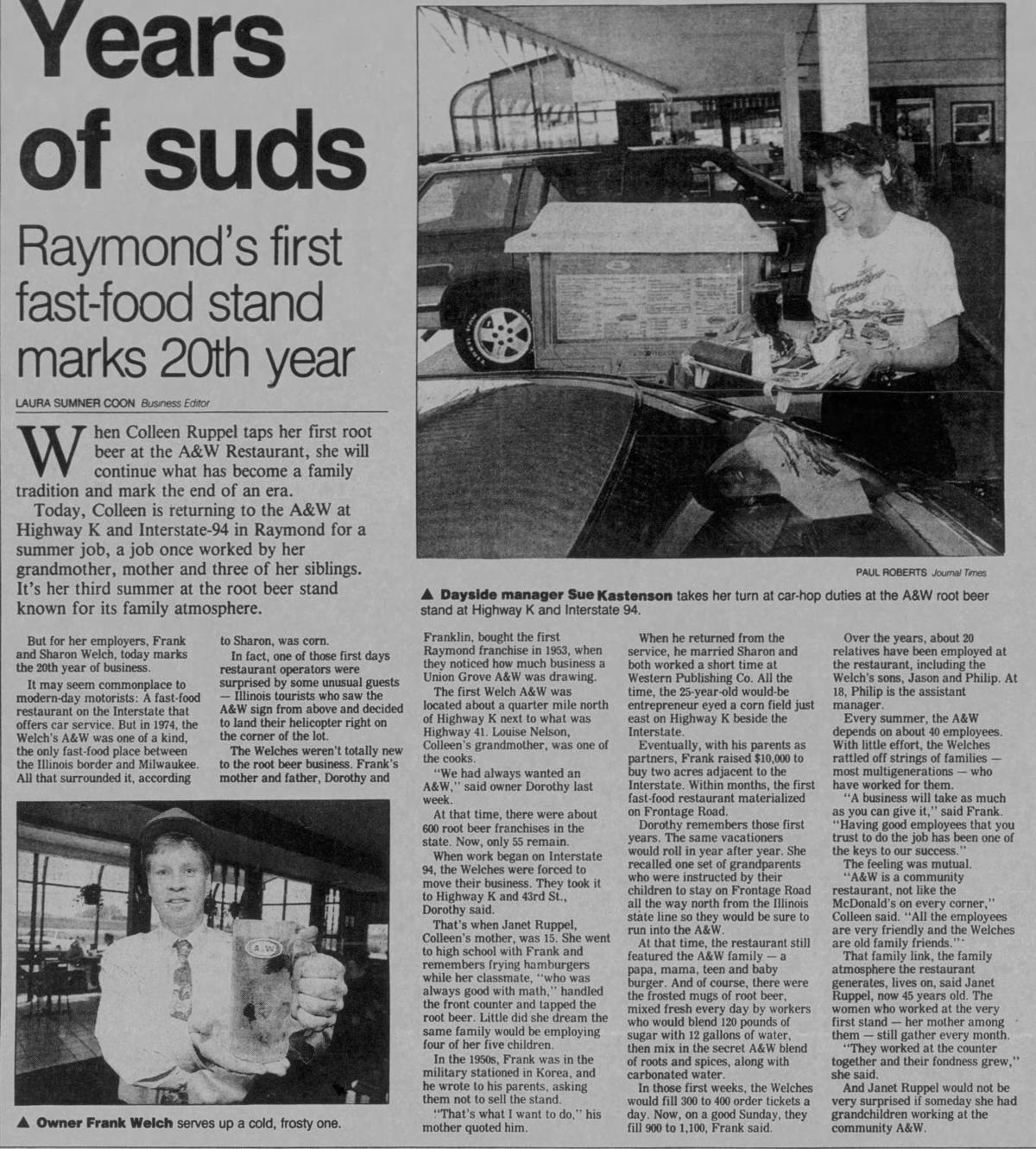 From the archives Remembering Racine County's drivein restaurants