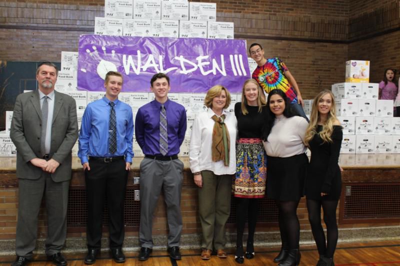Walden raises more than 7,000 during food drive A+