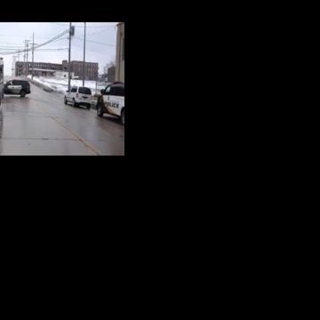 Intersection shut down for bus, truck crash