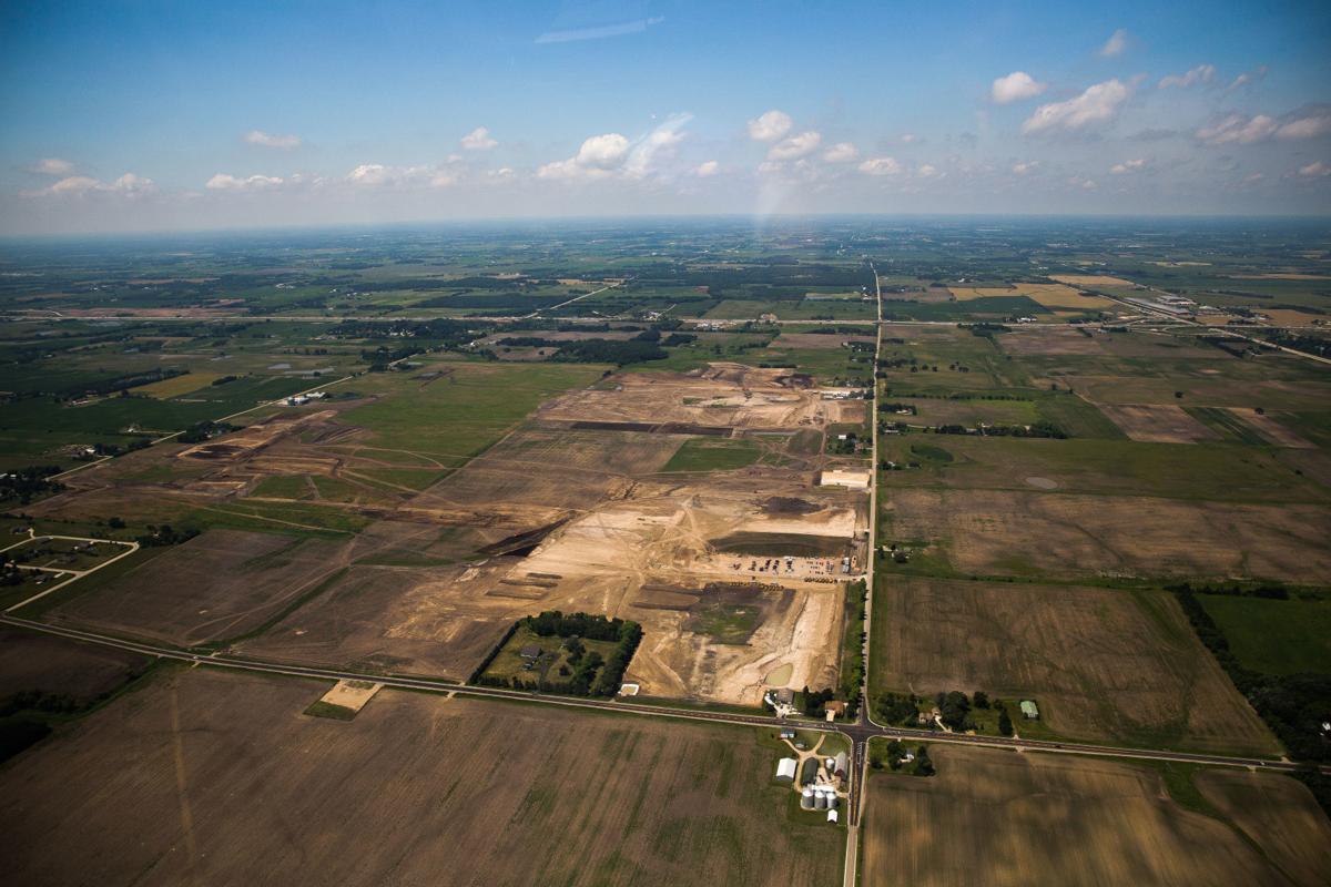 Foxconn from the air; a bird’s eye view of the construction site