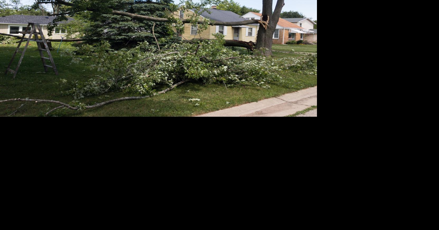 In photos Storm causes damage in northeast Racine County from July 2020