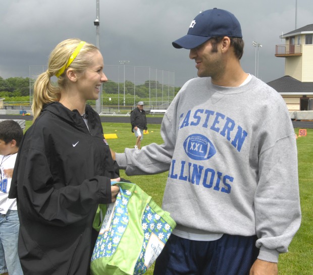 Burlington's Tony Romo Field dedicated; Romo and family attend