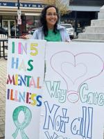 Exchanging facts during the # EndTheStigma rally