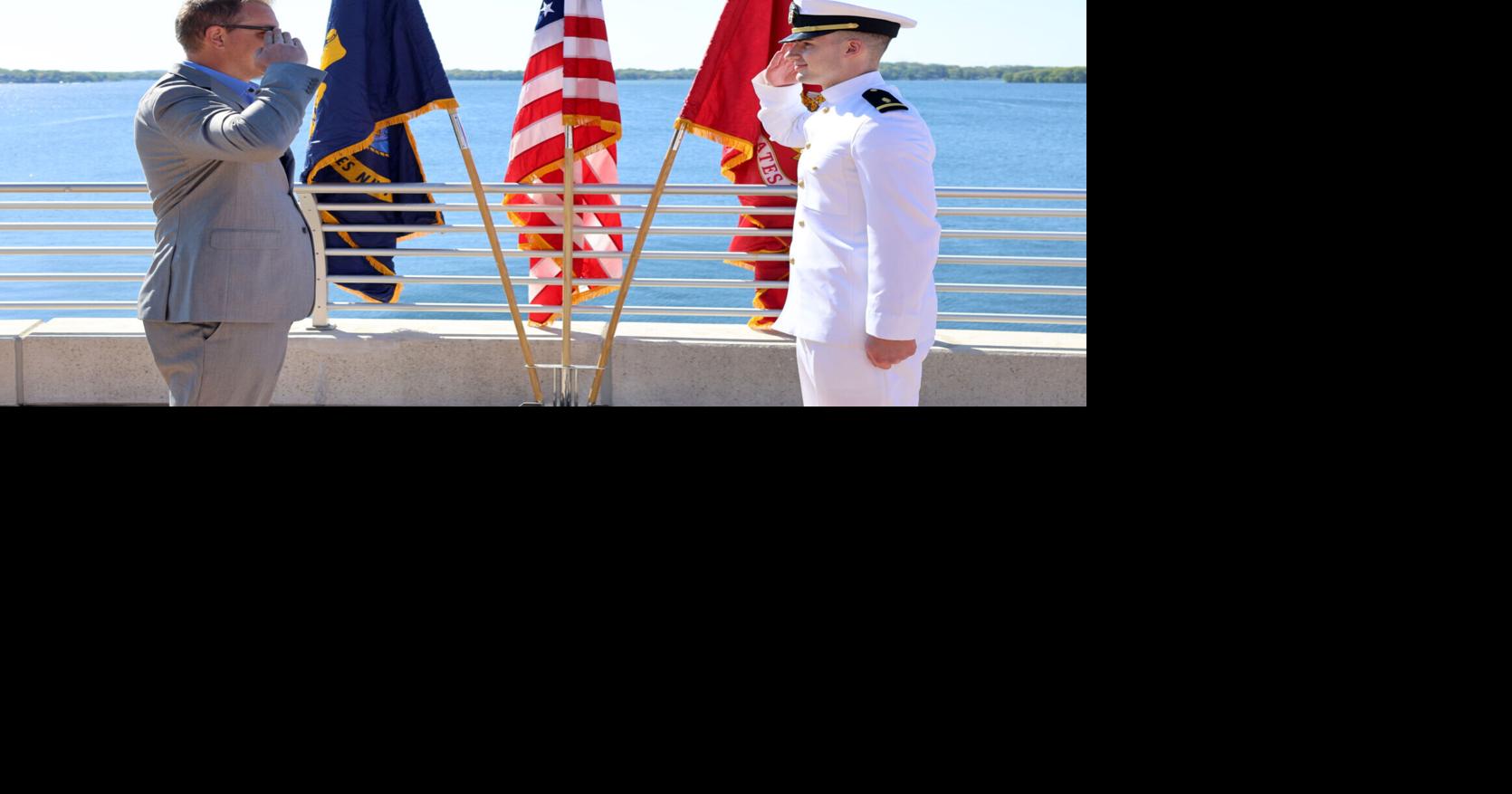 RUSD grad salutes Horlick teacher at Navy commissioning