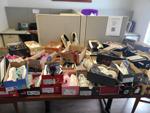 Shoes for haircut recipients