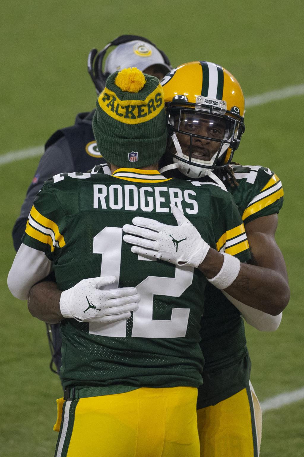 Built On Mutual Admiration And Respect Aaron Rodgers Davante Adams Connection Has Reached Transcendent Level Professional Journaltimes Com