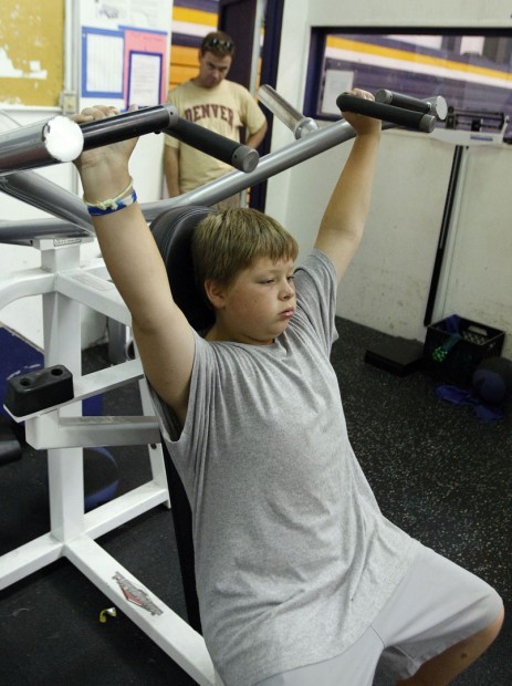 Fat 2024 kid exercising