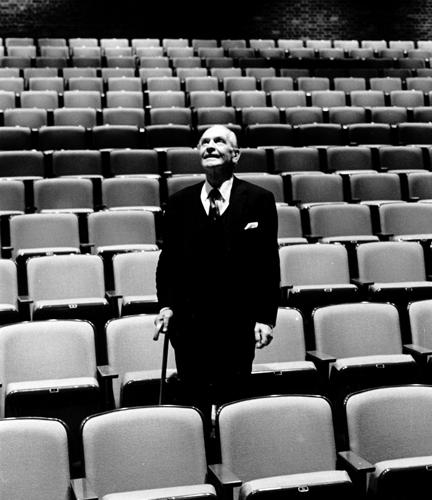 Fredric March in theater named for him at UW-Oshkosh