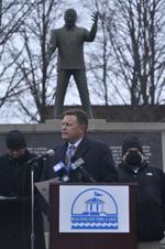 Racine County Executive Jonathan Delagrave speaks on the legacy of MLK