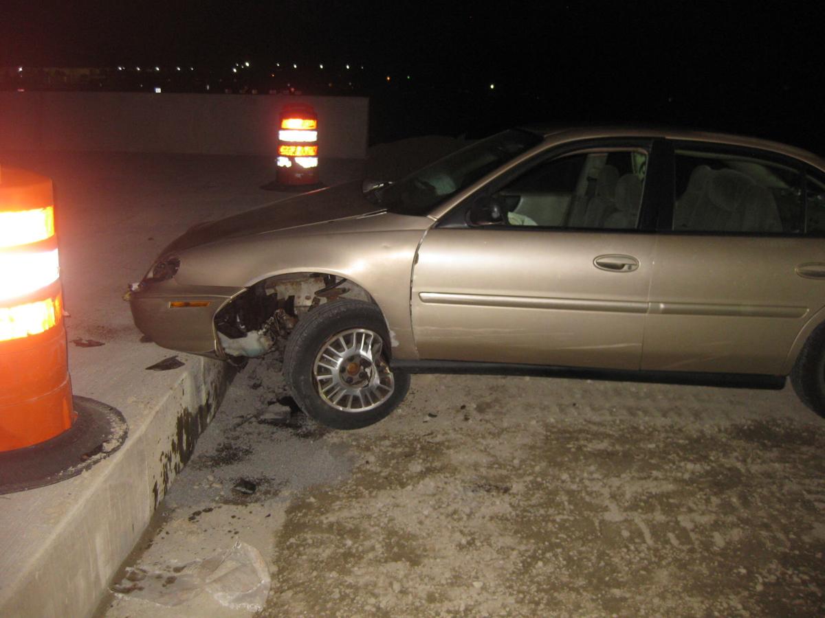 Construction zone crash