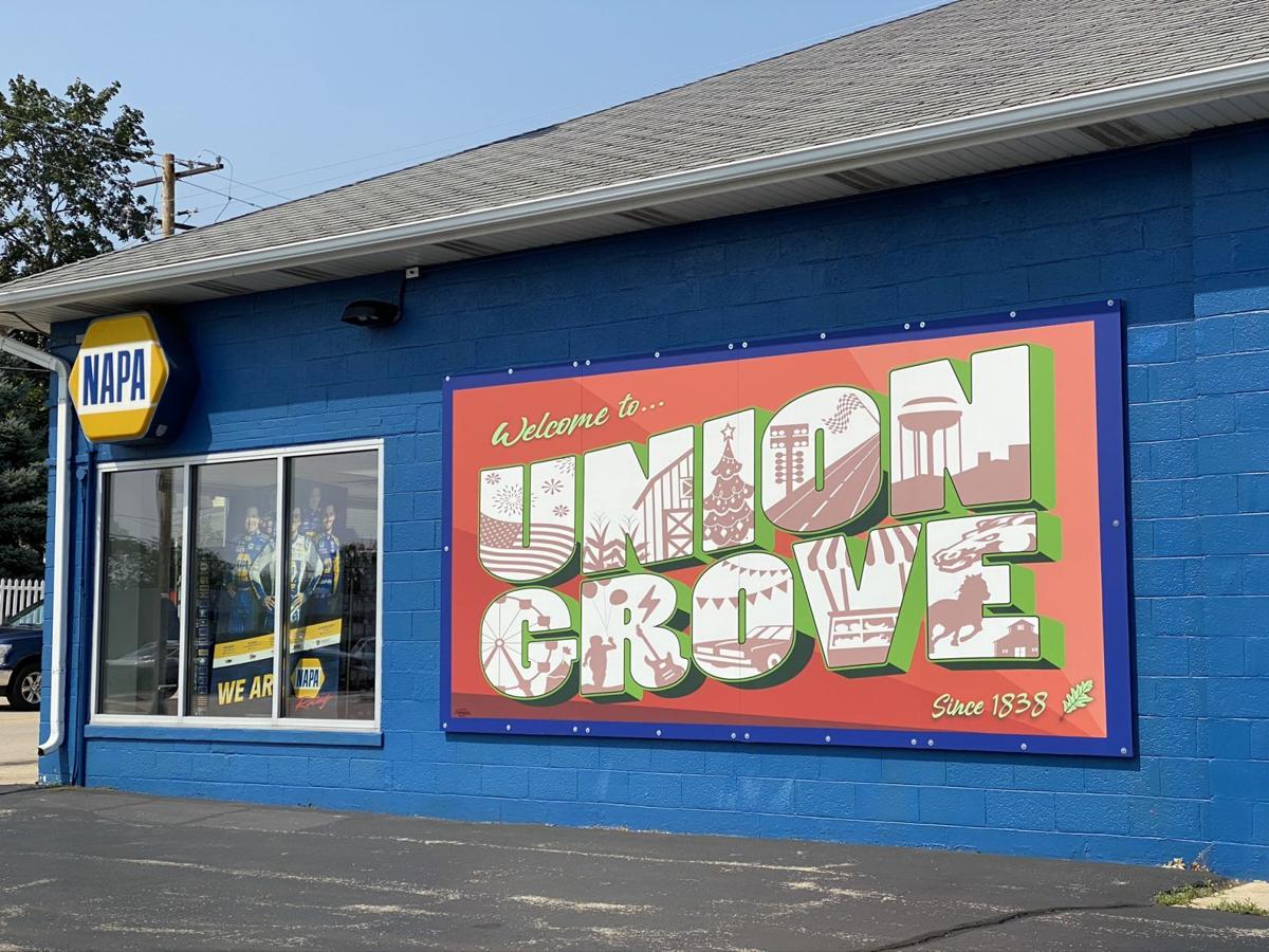 Union Grove NAPA Auto Parts mural