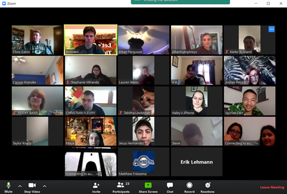 zoom video call meeting