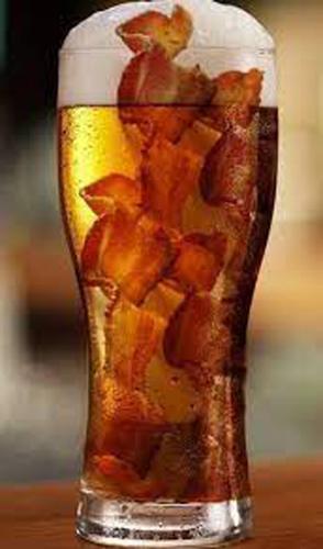 beer and bacon