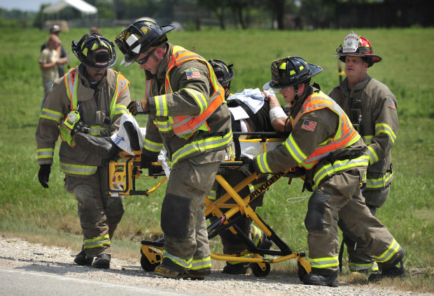 Two taken to hospital after Caledonia crash