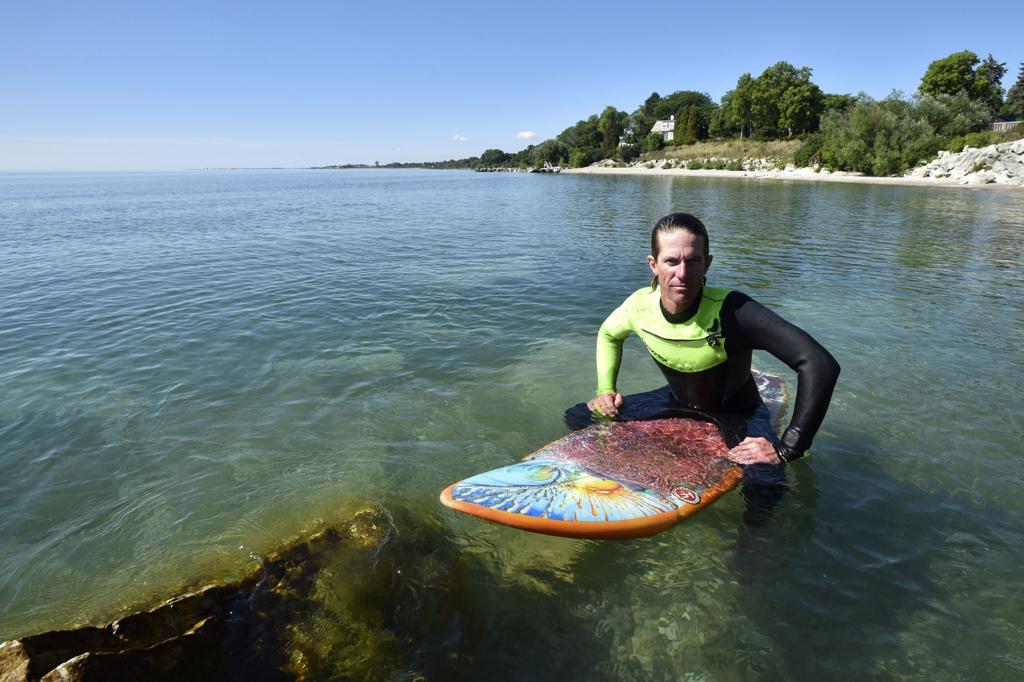 Great Lakes Surfer Hopes To Put Racine On The Map Family Life Travel Journaltimes Com